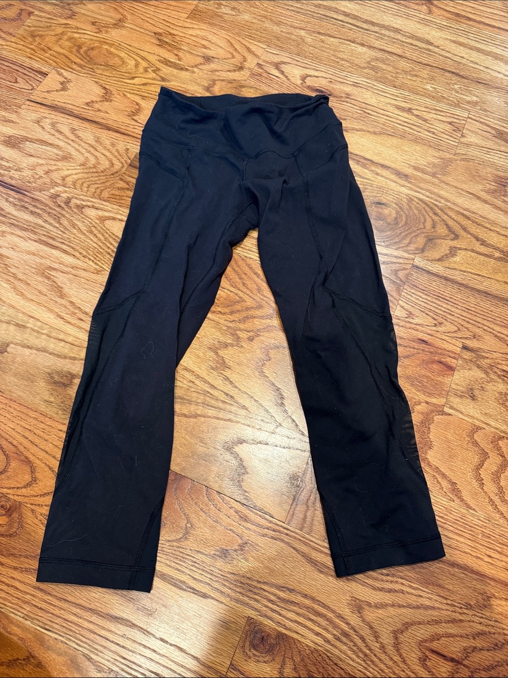 Lulu lemon Black Mid-Rise Athletic Leggings